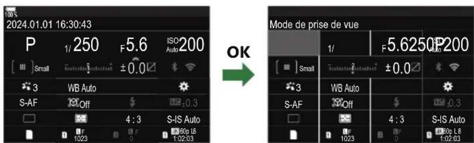 OM SYSTEM OM1 Mark II - Super panneau de commande (photographie au viseur) - 1