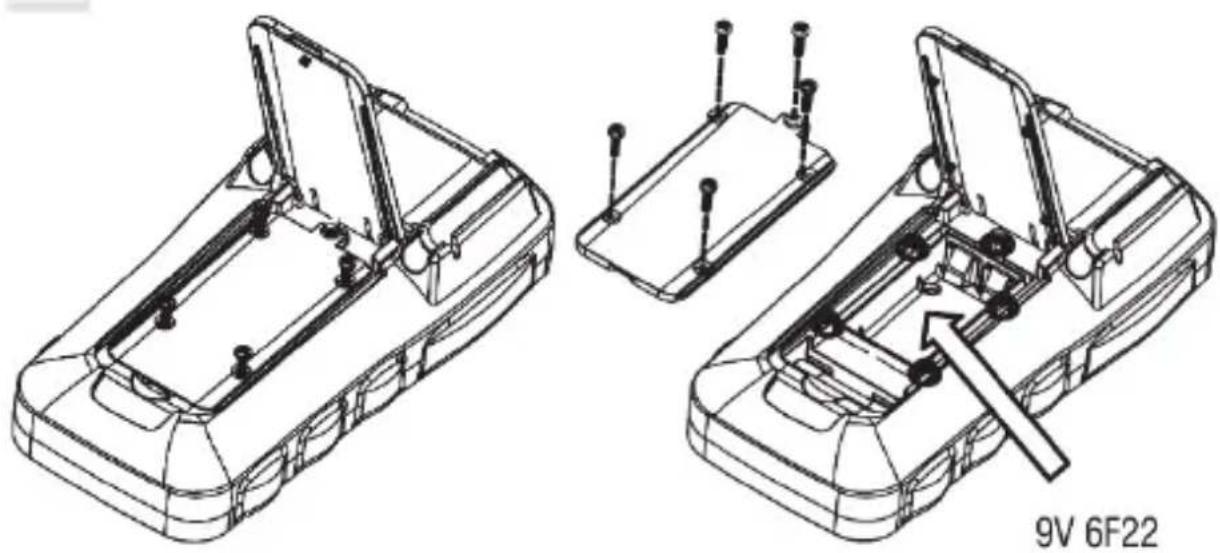 Testboy TB 317 - Batterijen verrangen - 2