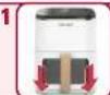 Turmix CX 250 - Vor dem Erstgebrauch | Avant la première utilisation | Prima del primo impiego | Before first use - 5