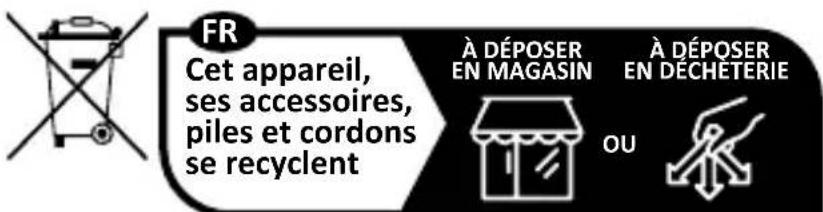 Brandson 304339 - Indications pour l'élimination des batteries - 1