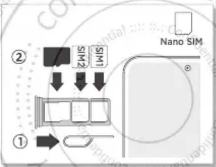 MOTOROLA Moto G04S - Insertion des cartes et mise sous tension - 1