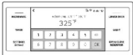 Dacor DOC30T977DS - Setting the temperature - 3