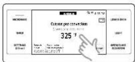 Dacor DOC30T977DS - Réglage de la température - 2