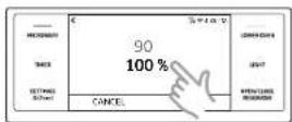Dacor DOC30T977DS - Setting the power level - 2
