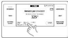 Dacor DOC30T977DS - Cómo programar el horno para cocción temporizada diferida - 1