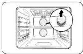 Dacor DOC30T977DS - Remoción del filtro de convección del horno - 1