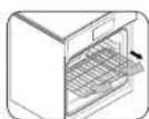 Dacor DOC30T977DS - Remise en place des grilles - 2