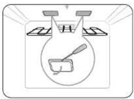 Dacor DOC30T977DS - Remplacement de l'ampoule du four - 4