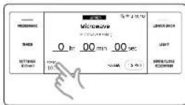 Dacor DOC30T977DS - Setting the power level - 1