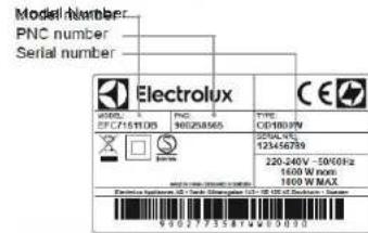 ELECTROLUX EAF7CG - KIENTU PrieziURA IR APTARNAVIMAS - 1