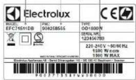 ELECTROLUX EAF7CG - KIENTU APKALPOŠANA UN SERVISS - 1