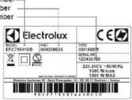 ELECTROLUX EAF7CG - POMOC STRANKAM IN SERVIS - 1