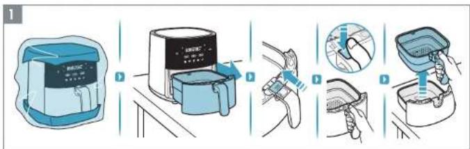 ELECTROLUX EAF7CG - Prije prve uporabe - 1