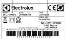 ELECTROLUX EAF7CG - MUSTERI HIZMETLERI VE SERVIS - 1