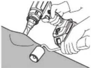 MAKITA DHG180 - MOUNTING THE CORRECT ACCESSORY (IF APPLICABLE) - 10