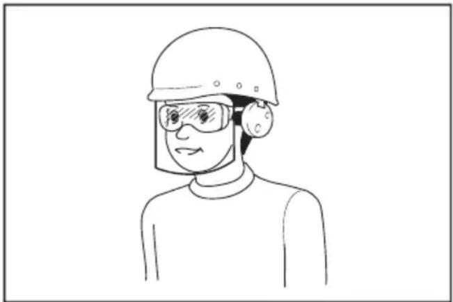 MAKITA DHG180 - Segurança pessoal - 1