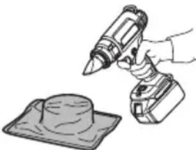 MAKITA DHG180 - MONTIEREN DES KORREKTEN ZUBEHÖRS (FALLS ZUTREFFEND) - 4