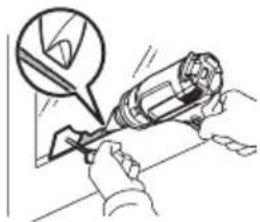 MAKITA DHG180 - MONTAJE DEL ACCESORIO CORRECTO (SI ES APLICABLE) - 2