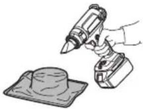 MAKITA DHG180 - MONTAGE DE L'ACCESSOIRE APPROPRIÉ (LE CAS ÉCHÉANT) - 4