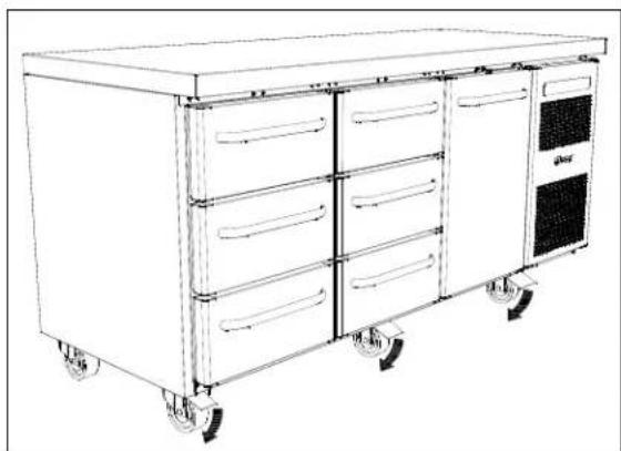 GRAM GASTRO K 1807 CSG PT DLDLDR L2 - Installation de l'appareil - 6