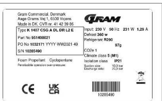 GRAM GASTRO K 2207 CSG A DL2D2D2D L2 - Wartung und Kundendienst - 2