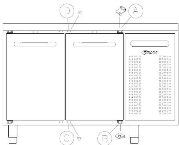 GRAM GASTRO K 2207 CSG A DL2D2D2D L2 - Umschlagen der Tur - 1