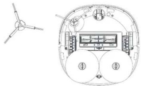 Roidmi EVA - Retrait et nettoyage de larosse latérale - 1
