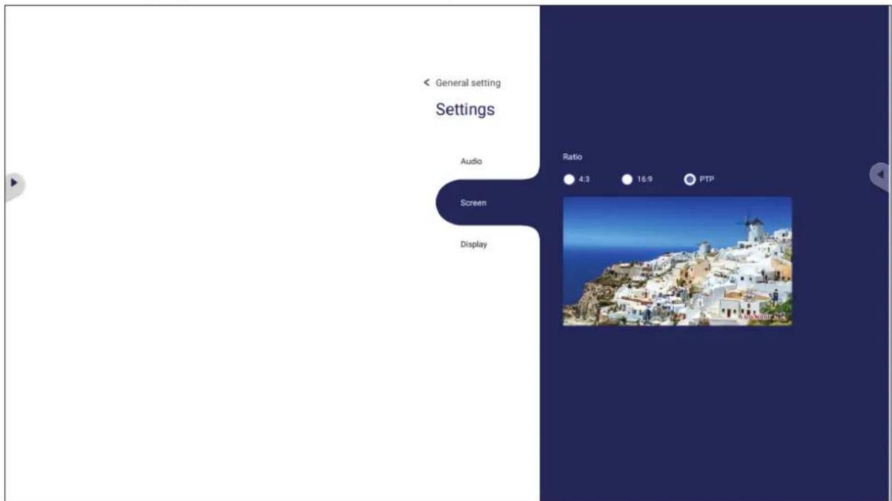 VIEWSONIC 65505 - Screen Settings (Paramètres de l'écran) - 1
