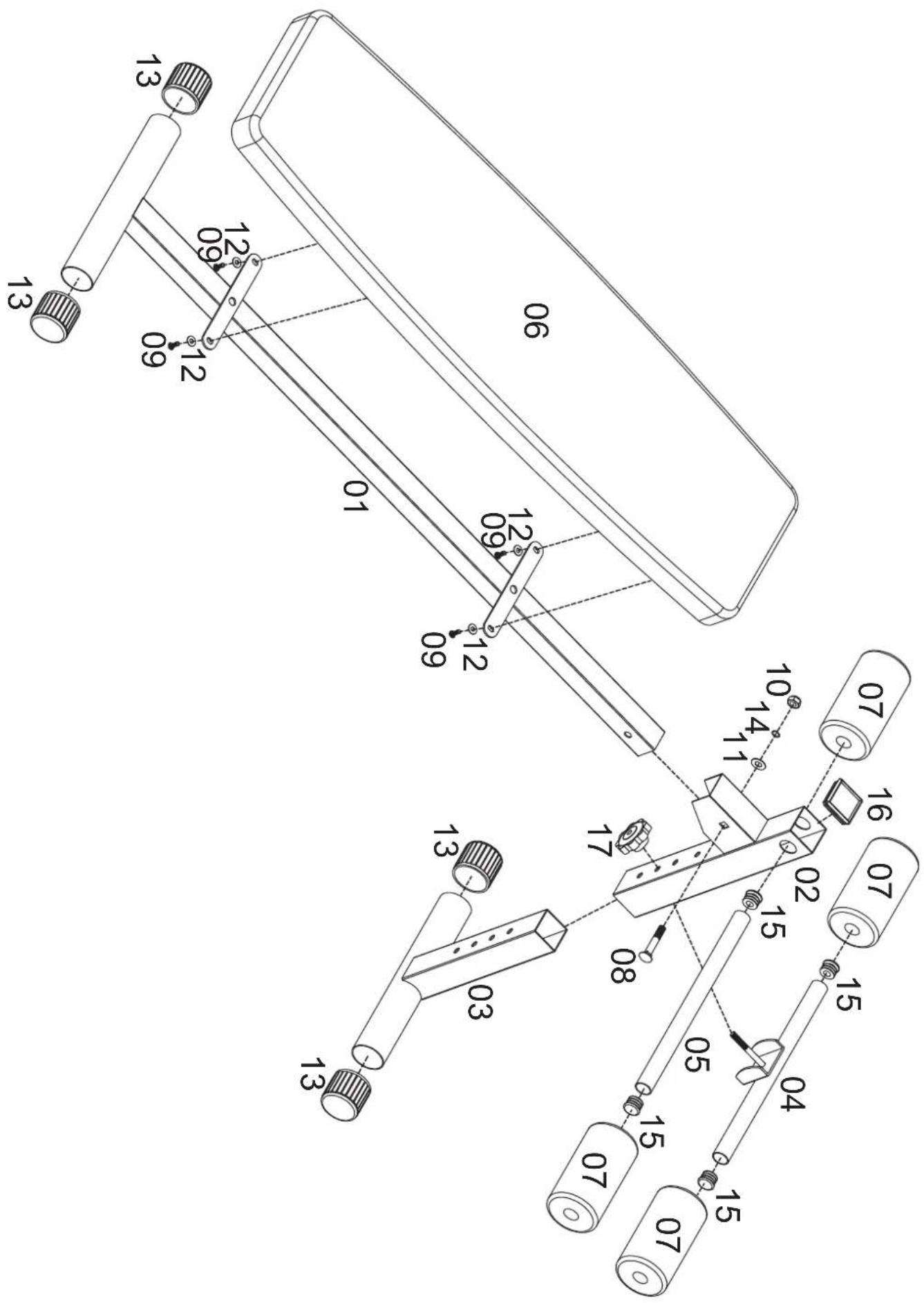 ADIDAS ADBE10433 - ESSENTIAL AB BOARD ADBE - 10433 - 22