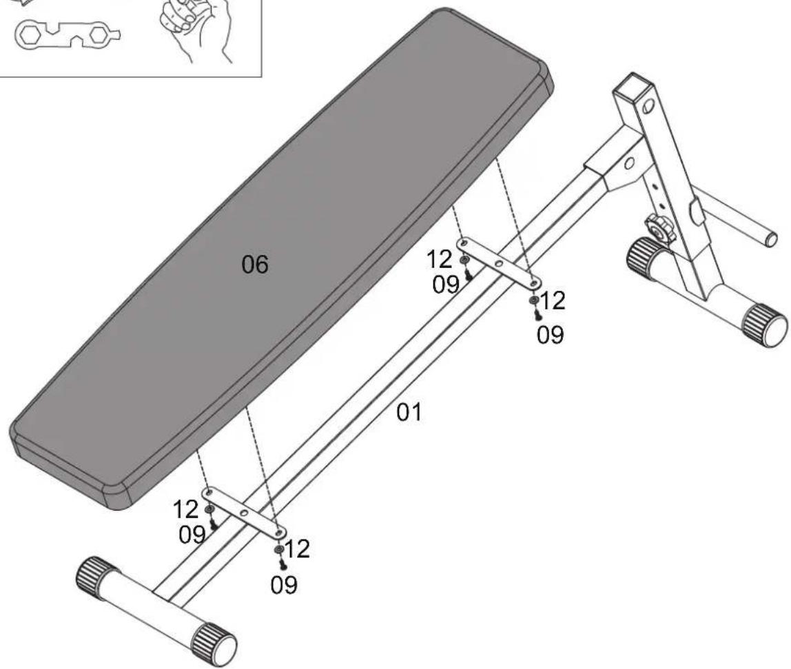 ADIDAS ADBE10433 - ESSENTIAL AB BOARD ADBE - 10433 - 19