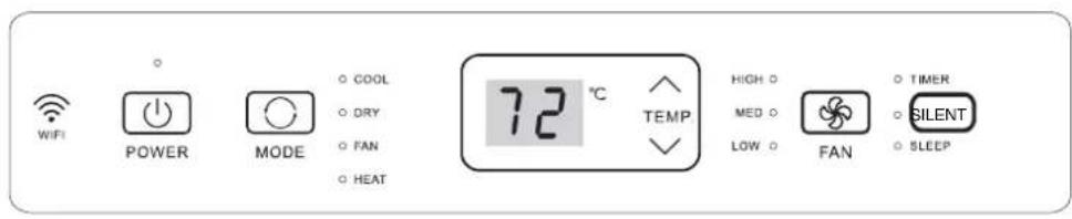 HISENSE APH09QC - Panel de control - 1