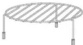 HAIER H38FMWID627N - Bezeichnungen von Backofteilen und Zubehör - 2