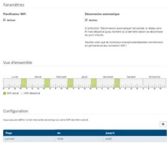 DEVOLO WiFiRepeater+ ac - 4.4.6PlanificateurWiFi - 2