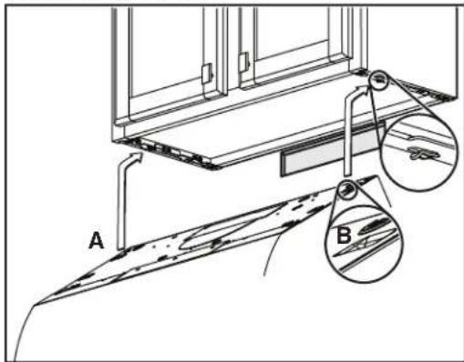Venmar Bistro VBLDF130SS - HORIZONTAL EXHAUST INSTALLATION - 1