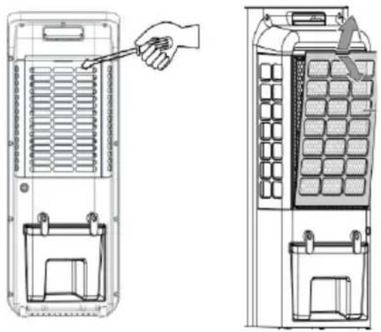 Clean Air Optima CA104 - Uzstadiet iztvaikošanas filtru - 1
