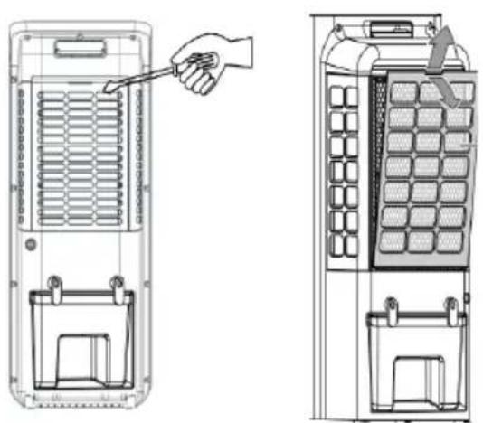 Clean Air Optima CA104 - Install the evaporation filter - 1