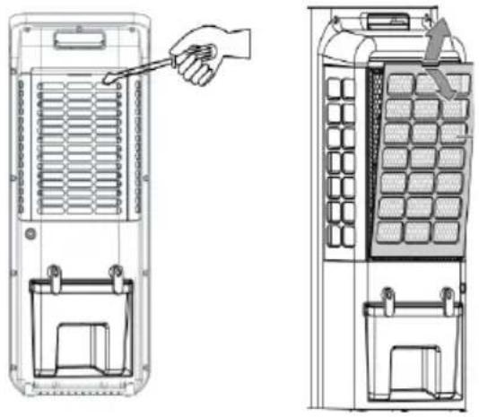 Clean Air Optima CA104 - Instalati filtrul de evaporare - 1