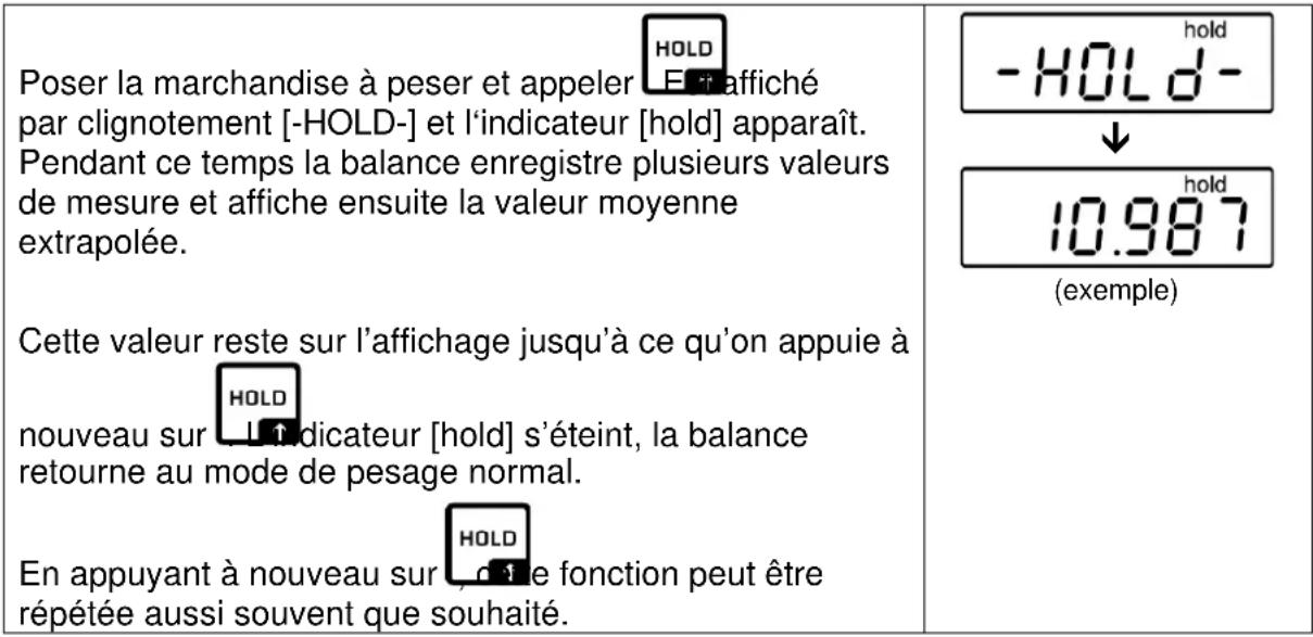 Kern BIC 3T3 - Fonction Hold (fonction de pesage d'animaux) - 1