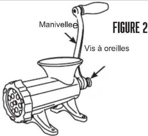 Weston 362201W - MISE EN PLACE DU HACHOIR - 2