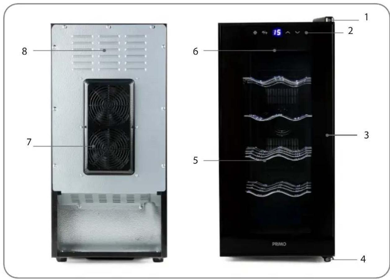 PRIMO PR169WK - PARTS - 1