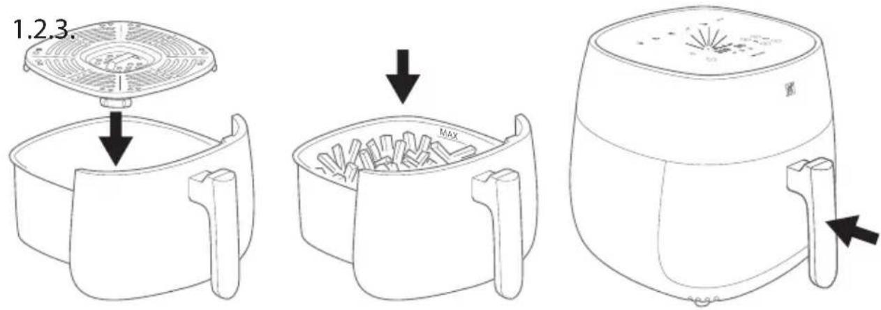 Zwilling AIRFRYER - Remplir la cuve de friture - 1