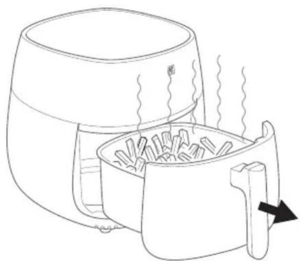 Zwilling AIRFRYER - Etenswaren uithet apparaat nemen - 2