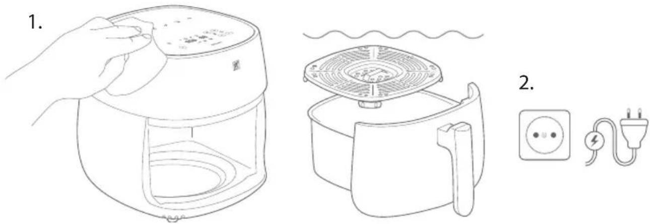Zwilling AIRFRYER - 1пекпервимирьзованem - 1