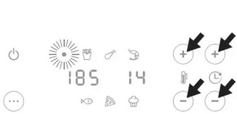 Zwilling AIRFRYER - Anpassning av inställingarna - 1