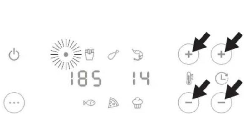 Zwilling AIRFRYER - Adaptar los ajustes - 1