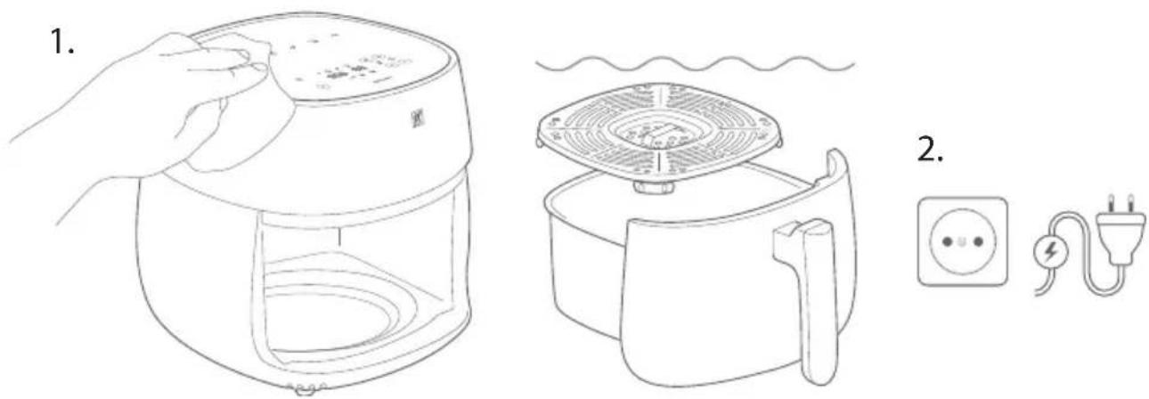 Zwilling AIRFRYER - Färe Forsta användning - 1