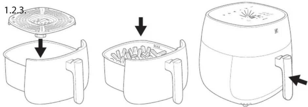 Zwilling AIRFRYER - Frituurmand vullen - 1