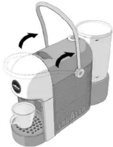 Lavazza A Modo Mio Jolie Evo - PREPARACION DE CAFE - 1