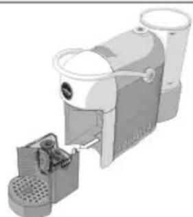 Lavazza A Modo Mio Jolie Evo - Used capsule drawer filled - 2