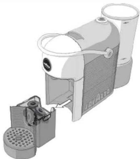 Lavazza A Modo Mio Jolie Evo - NETTOYAGE DU TIROIR À CAPSULES USAGEES ET DU TIROIR RAMASSE-GOUTTES - 2